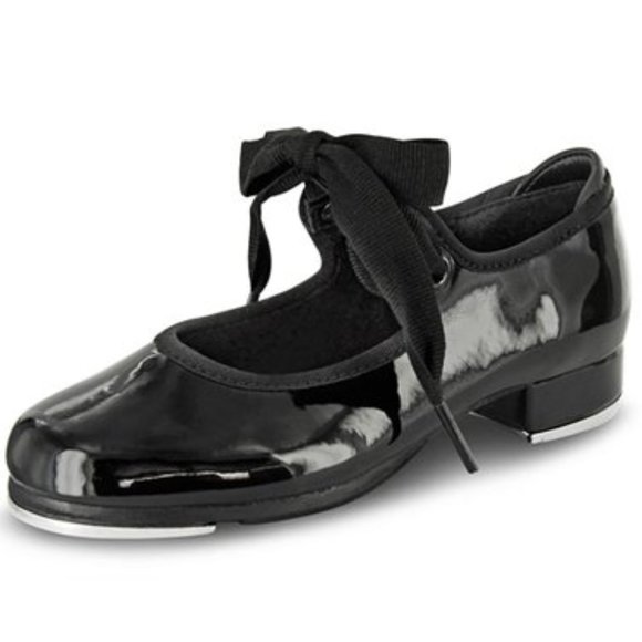 Bloch Shoes Bloch Childrens Annie Tyette Black Patent Tap Shoes